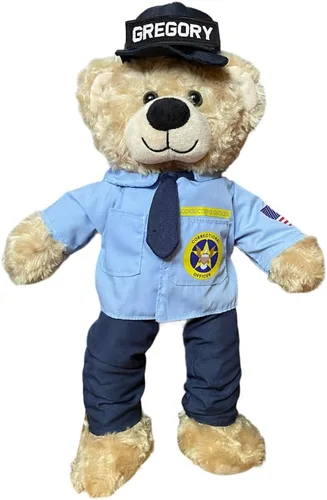 Vista 10 de Oso de peluche personalizado de la Fuerza Aérea de ZZZ Bears, regalo para graduados de campo de entrenamiento, veteranos y seres queridos