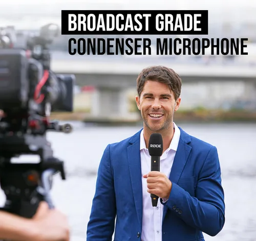 Vista 5 de RØDE Interview PRO Micrófono de condensador inalámbrico de mano con una cápsula de grado de transmisión y grabación flotante a bordo de 32 bits
