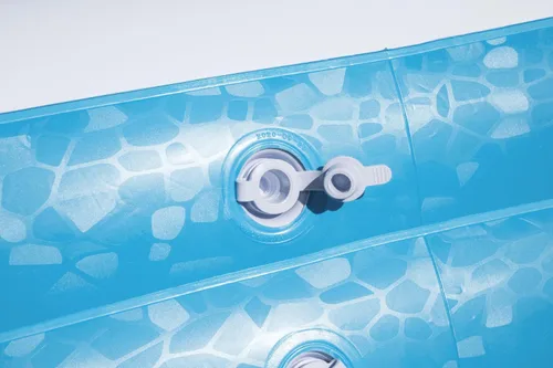 Vista 4 de H2OGO! Piscina familiar rectangular azul inflable de lujo