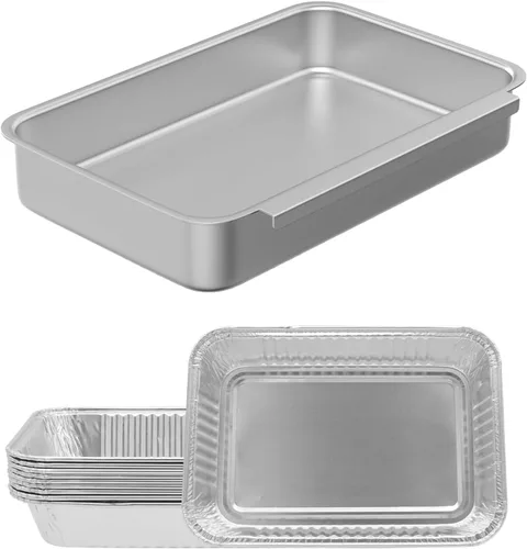 Vista 15 de Griddle Accessories Set for Blackstone 17 22 28 36 Inch, BBQ Grill Parts Plateado