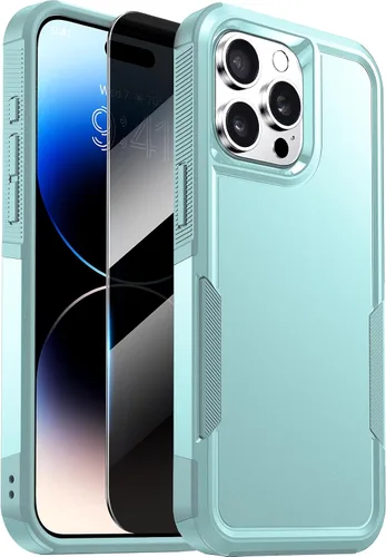 Vista 15 de Diaclara Funda diseñada para iPhone 12/iPhone 12 Pro, [con protector de pantalla de privacidad] [antiespía]