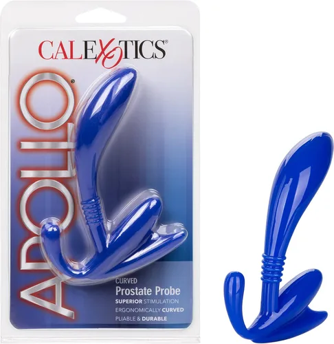 Vista 7 de CalExotics Apollo - Sondas curvadas para próstata, color negro