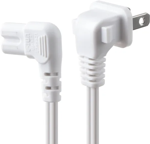 Vista 3 de Cable de alimentación C7 de 1.5 pies para impresora de TV, proyector