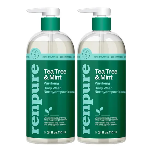 Vista 9 de Renpure Gel de baño ultra hidratante de kiwi y ácido hialurónico, deja la piel hidratada, elimina la suciedad diaria de la piel, fórmula suave, sin
