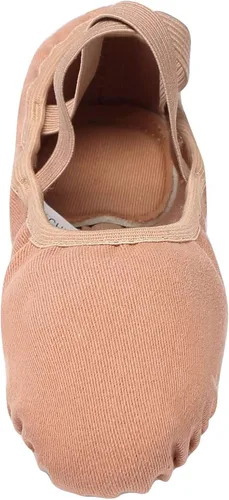 Vista 3 de Linodes Zapatos de baile para niñas, de lona elástica con suela dividida para mujer