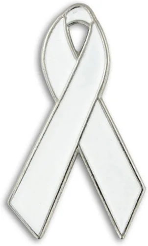 Vista 53 de PinMart Awareness - Pin de solapa esmaltado – Pin de cinta chapado en níquel y oro – Cinta de prevención y conciencia – Broche de joyería con parte