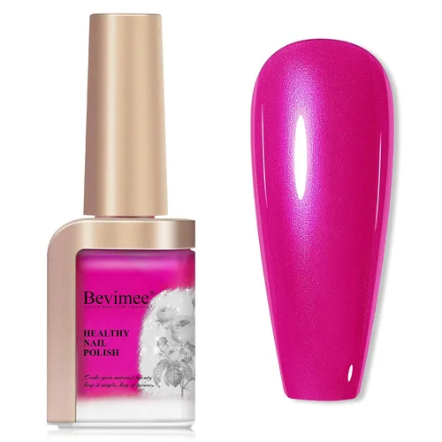 Vista 23 de Esmalte de uñas de secado rápido, color rosa, esmalte de uñas transparente, esmalte de uñas de secado rápido regular, a granel, sin gel, de larga