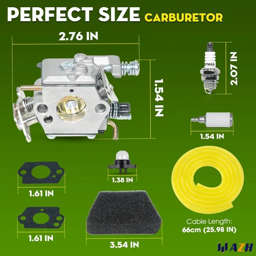 Vista 2 de Repuesto de carburador para Craftsman 3583.51380 358.350180 358.360180 358.350480 944.411363 358.360830 358.360130 358.3510830 2 358 .351182 Pieza
