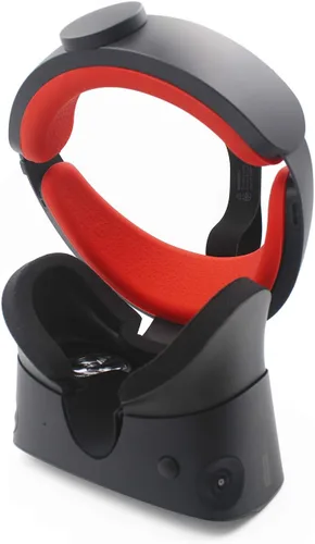 Vista 6 de AMVR VR Front Foam & Rear Foam Silicone Protective Covers for Oculus Rift S Headset Sweatproof Waterproof Anti-Dirty Replacement Accessories (Red)