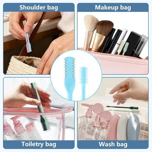 Vista 8 de FXOICMI Cortador de pelo nasal 2 en 1, recortador manual de vello de nariz para hombres y mujeres, removedor de vello nasal de doble cara giratorio