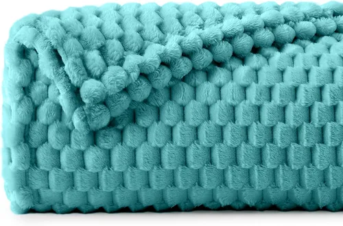 Vista 92 de BEDELITE Manta de forro polar para sofá y cama, manta decorativa de jacquard 3D de almendra, súper suave y acogedora, manta mullida cálida adecuada