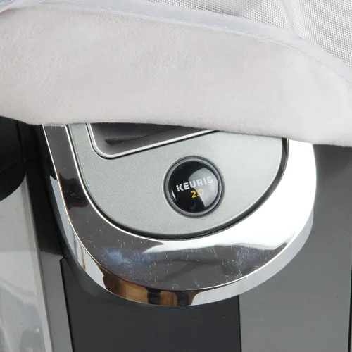 Vista 4 de Cubierta a prueba de polvo con forro de terciopelo suave para cafetera Keurig K500 Sistema de preparación individual 2.0 de Hermitshell