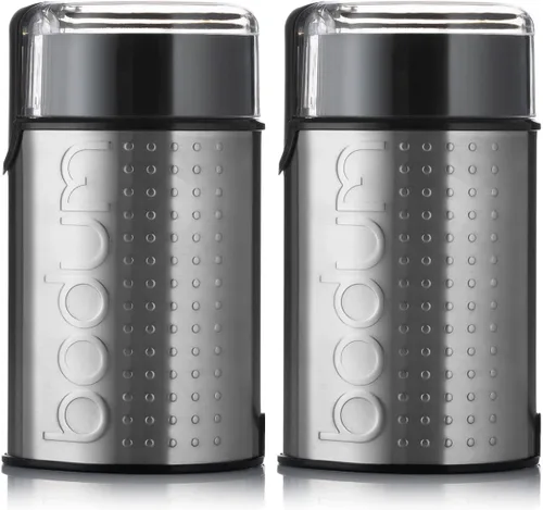 Vista 6 de Bodum C-Mill - Molinillo eléctrico para café y especias, hoja de acero inoxidable, color blanco