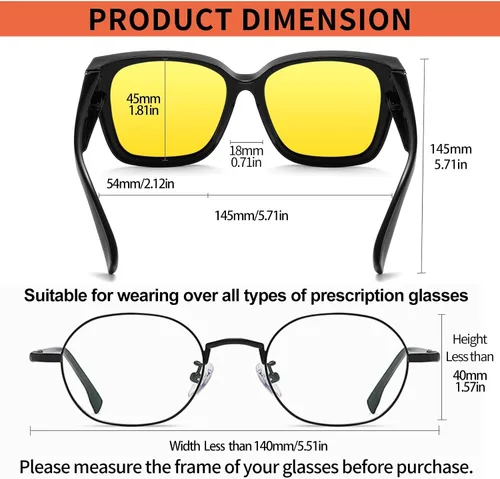 Vista 5 de KANASTAL Lentes de sol redondos polarizados para hombres y mujeres, estilo steampunk, retro, de metal, clásico, hippie, con protección UV400