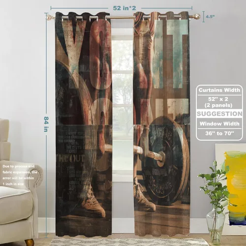 Vista 112 de Shrahala Orange Autumn Autumn Blackout Curtain Tiers, Fall Kitchen Valance Light Blocking Tier Drapes with Rod Pocket, 2 Pack 26 X 24 in