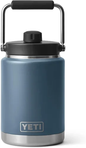Vista 14 de YETI Rambler Jarra de Medio Galón, Aislada al Vacío, A Prueba de Fugas, Acero Inoxidable con MagCap Rosa (Tropical Pink)
