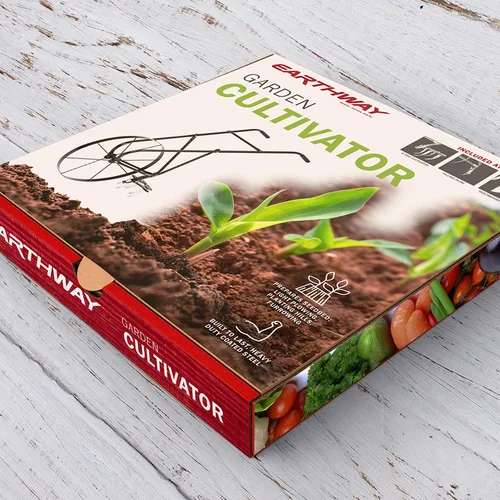 Vista 7 de EarthWay 6500 Cultivador de Rueda Alta Tubular con Mango Cómodo, Ajustable en 3 Posiciones, Implementos de Cambio Rápido y Rueda de Acero de 24