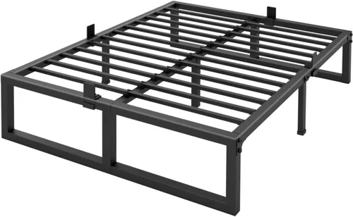 Vista 8 de Yitong Angel Armazones de Cama Gemela Plataforma, 14 Pulgadas de Alto 3500 lbs Plataforma de Metal de Servicio Pesado, Base de Colchón con Soporte