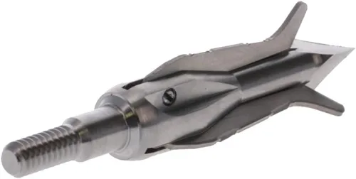 Vista 7 de New Archery Products Spitfire 3 Titanio 100 Grano Despliegue Frontal Arco Bowhunting Mecánico Broadhead - Paquete de 3