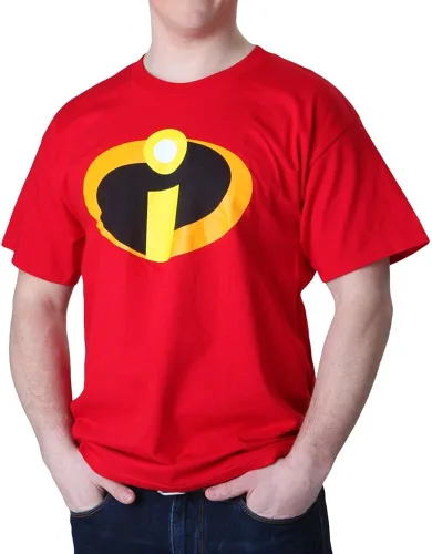 Vista 2 de Disney Pixar Camiseta con logotipo de The Incredibles Rojo