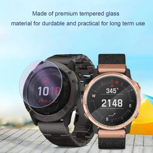 Vista 8 de Hemobllo Película de pantalla transparente 6 unids Película templada redonda Protector de pantalla Protector de cara Smartwatch Protectores