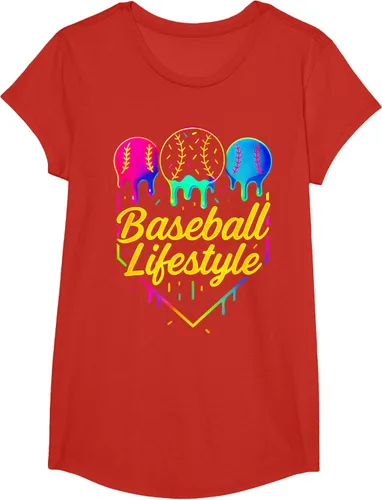 Vista 59 de Baseball Life Style 101 - Camiseta de béisbol para jóvenes