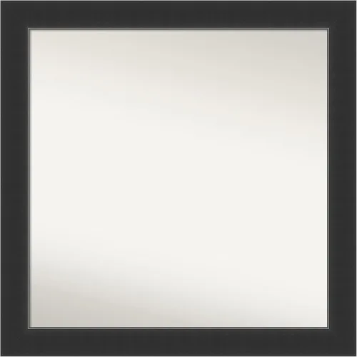 Vista 29 de Amanti Art Espejo personalizado, espejo de baño negro Astor, espejo de pared o espejo de tocador de baño sobre el fregadero (25 x 25 pulgadas)