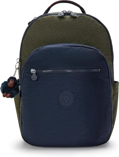 Vista 119 de Mochila Kipling Seoul extra grande para laptop de 17", Grande True Blue Tonal 2