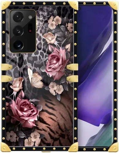 Vista 29 de Funda para Samsung Galaxy Note 20 Ultra, funda cuadrada protectora de TPU suave a prueba de golpes, Galaxy Note 20 Ultra (6.9 pulgadas)