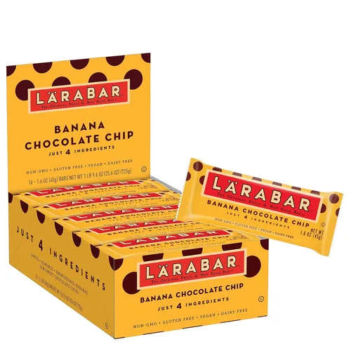 Vista 7 de Larabar - Barras de chocolate con plátano, frutas y nueces, 12 unidades, 19.2 onzas