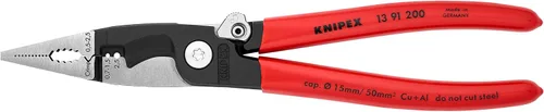 Vista 6 de Knipex 13 81 200 Alicates para instalación eléctrica