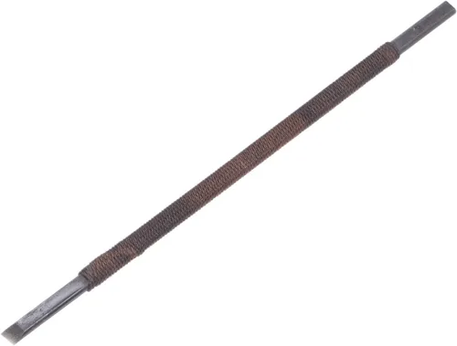 Vista 6 de uxcell Cuchillo para tallar cinceles de madera, 0.138 in de acero al manganeso punta plana herramienta de mano para carpintería Graver 5.512 in