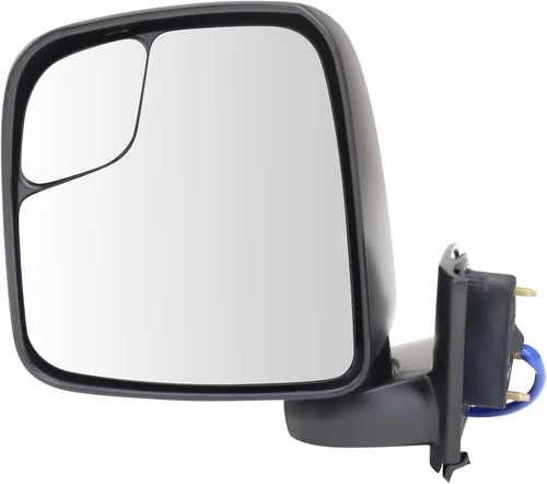 Vista 49 de TRQ Espejo plegable con calefacción eléctrica del lado del conductor con indicador de punto ciego pintura a juego negro liso compatible con Kia
