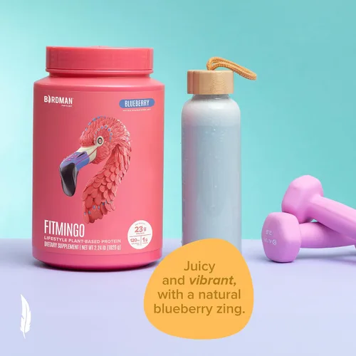Vista 8 de BIRDMAN Fitmingo Proteína vegana en polvo con inositol, potenciadores de colágeno, ácido hialurónico y vitaminas Bajo en carbohidratos, sin