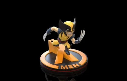 Vista 2 de Marvel's 80th: Wolverine Q-Fig Diorama Figura