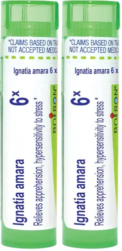 Vista 11 de Boiron Ignatia Amara 6X para aprehensión e hipersensibilidad al estrés - 80 pellets Gránulos homeopáticos de medicina única para aprehensión e