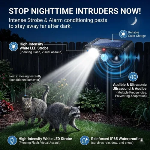 Vista 9 de 2026 Upgraded Sonic Fortress Pro Deer Repellent Devices 2Pack