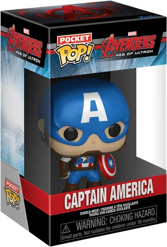 Vista 2 de Funko Pop! Pocket Pop and Tee: Marvel - Capitán América, niños extra pequeños