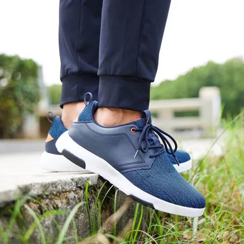 Vista 6 de OrthoComfoot Zapatillas ortopédicas de moda para hombre con soporte de arco: cómodos zapatos para caminar para fascitis plantar, zapatos casuales