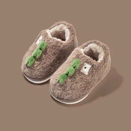 Vista 2 de Little Girl Slippers 1 Fashion Cute Autumn and Winter Boys and Girls Slippers Flat Bottom Wide Girls Sandals
