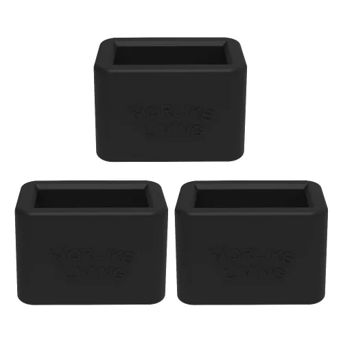 Vista 13 de Morlike - Soporte de hebilla de silicona para cinturón (negro, 2 unidades)