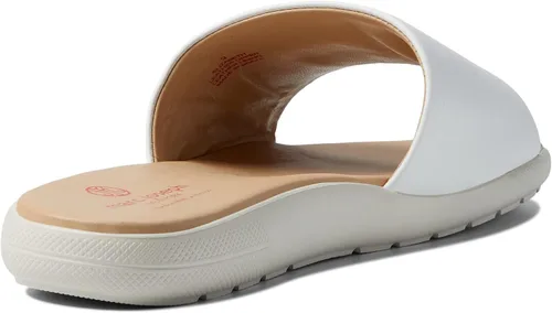Vista 31 de Marc Joseph New York Sandalias planas de cuero genuino para mujer, puntera abierta, sin espalda, cómodas, ligeras, suela de EVA, a la moda, sin
