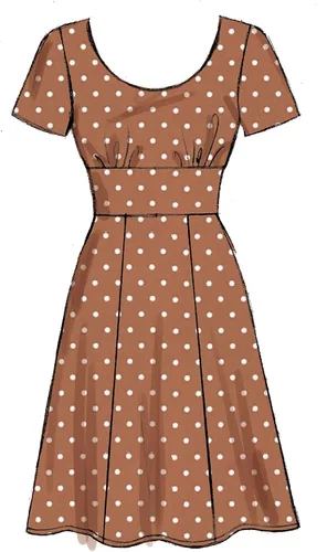 Vista 6 de McCall's Patterns M7802E5 McCall's - Patrones de costura para mujer, con escote abierto, tallas 14-22, 14-16-18-20-22, blanco