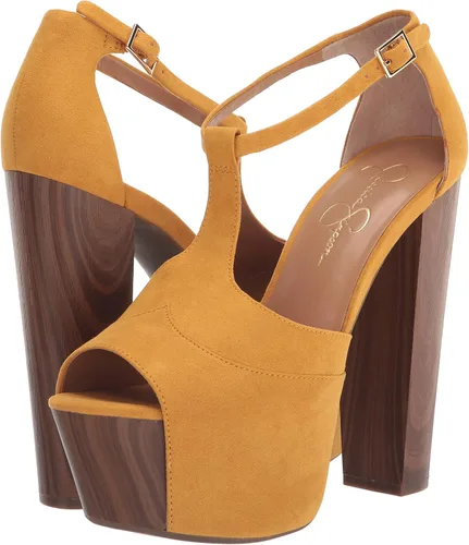 Vista 7 de Jessica Simpson Sandalias de plataforma con tacón floral Dany 3 para mujer