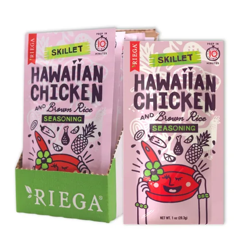 Vista 8 de Riega Mezcla de condimentos de chile, mezcla de especias orgánicas para cocinar sopas y guisos, paquetes de 0.9 onzas, 8