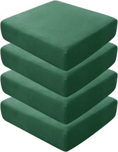 Vista 24 de Fundas de asiento de terciopelo ultra suave, fundas de cojín de asiento suave SOFE fundas de sofá con parte inferior elástica lavable funda