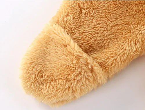 Vista 18 de CAHL&FAUO Traje de nieve para recién nacido, con diseño de oso de dibujos animados, mameluco de forro polar con capucha