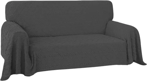 Vista 18 de Easy-Going Funda de Sofá para Silla de 80 x 102 Pulgadas Feliz Navidad, Funda de Terciopelo Jacquard para Sofá de 1 Cojín, Fundas Seccionales