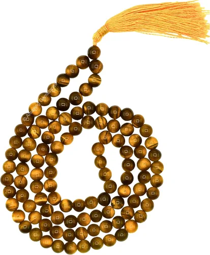 Vista 109 de Collar y Pulsera de Cuentas de Oración Japa Mala de Amazing Gemstone, 108 Cuentas para Meditación turquesa (African Turquoise)