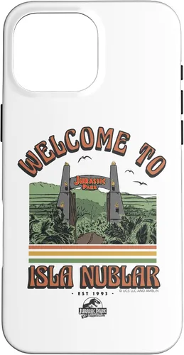 Vista 18 de Funda para iPhone 12 mini Jurassic Park Welcome to Isla Nublar